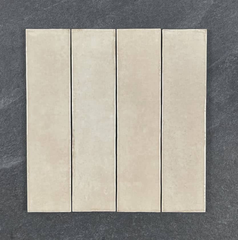 Bricks Taupe Gloss Spanish Irregular Edge Porcelain Subway Tile 4416
