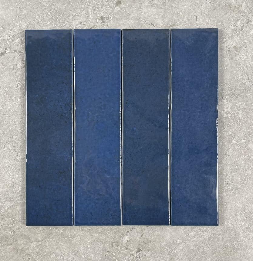 Bricks Ocean Gloss Spanish Irregular Edge Porcelain Subway Tile 4417