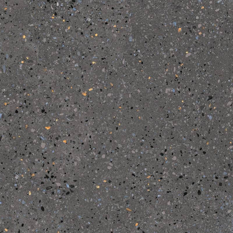 Takara Dark Grey Terrazzo Look Matt Rectified Spanish Porcelain Tile 4531