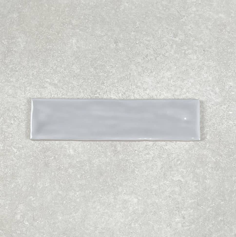 New England Grey Gloss Ceramic Subway Wall Tile 4432