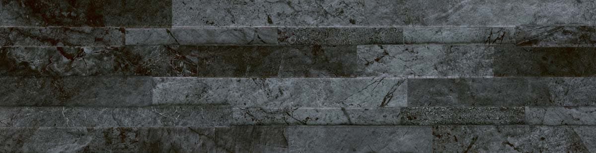 Black Stack Stone Look Matt Italian Non Rectified Porcelain Tile 4506