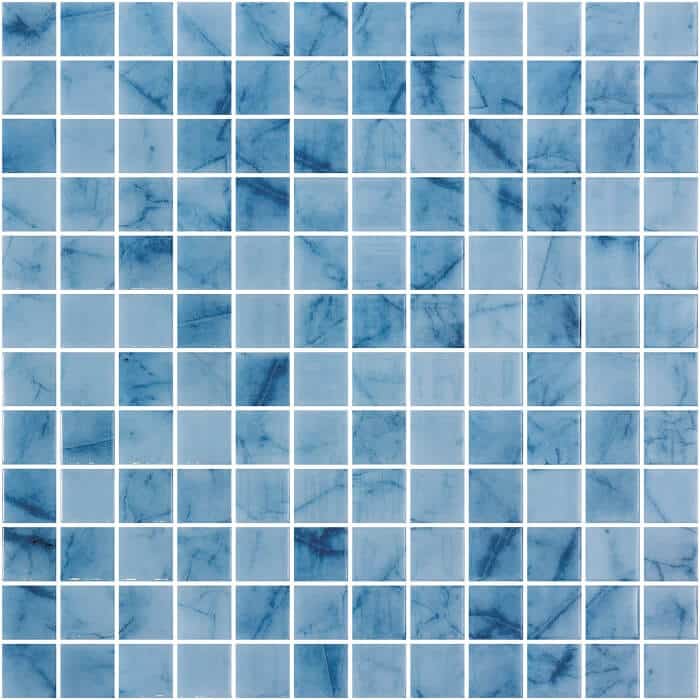 Phiphi Blue Spanish Polyurethane Cord Glass Pool-Mosaic 75760