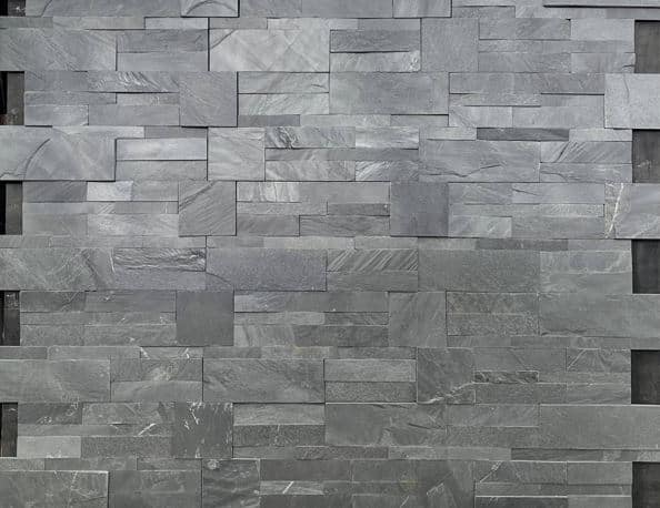 Black Slate Interlock Stack Stone 8810