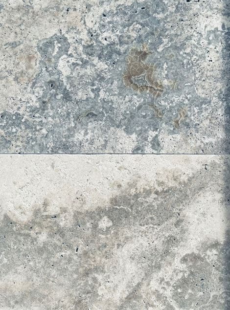 Silver Tumbled Travertine Tile 8824