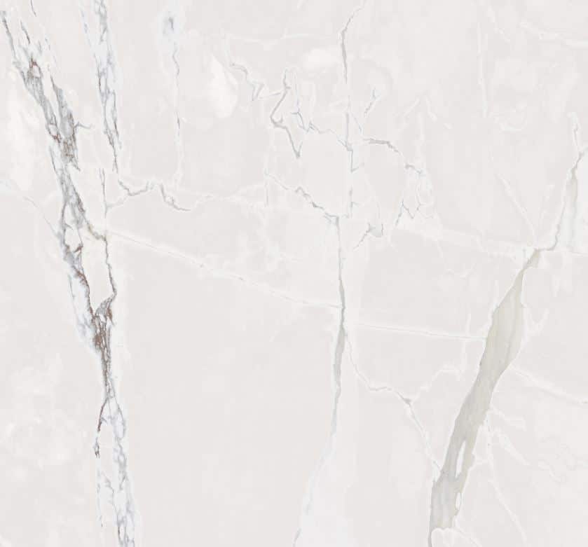 White Marble Look Gloss Rectified Ceramic Wall Tile 4520