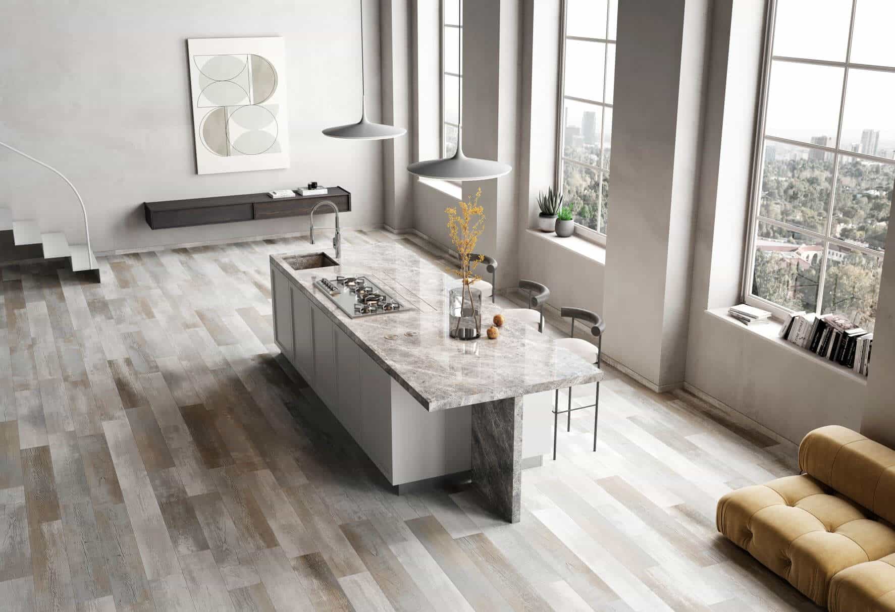 Dallas Light Timber Look Matt Rectified Spanish Porcelain Tile 4615