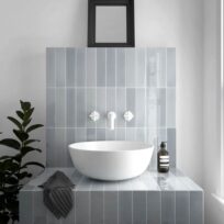 Florence Fossil Gloss Spanish Irregular Edge Porcelain Subway Tile 4845