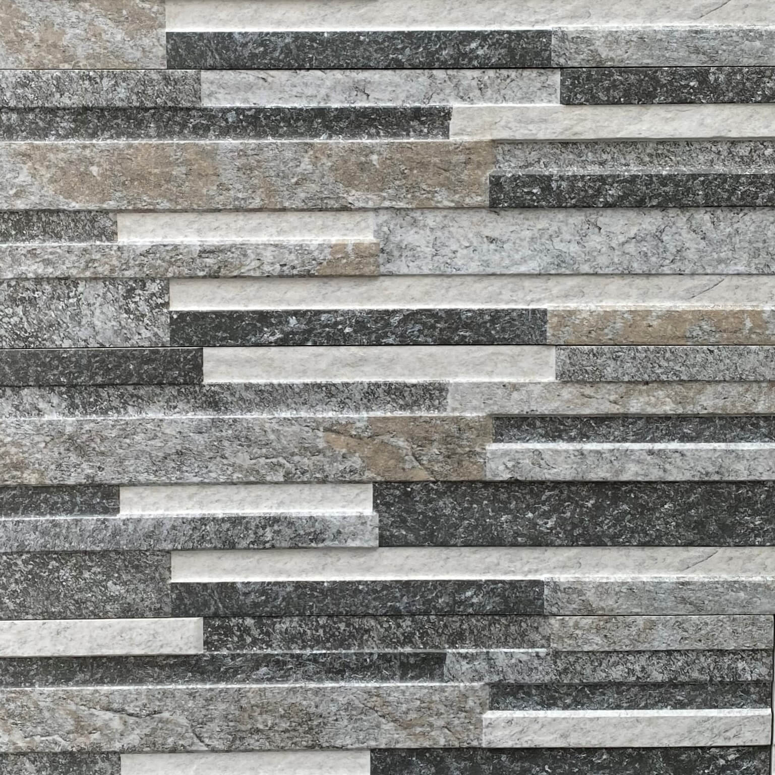 Himalaya Grey Stack stone Look Spanish Matt Porcelain Tile 3276