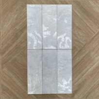 Concrete Cloud Silver Antique Glaze Spanish Ceramic Wall Tile 4248