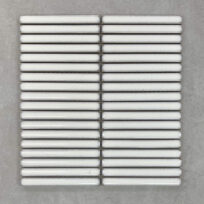 White KitKat Gloss Porcelain Mosaic 7650