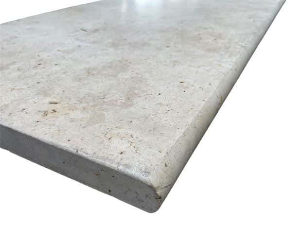 Harbour Blend Tumbled Unfilled Travertine Bullnose 8685