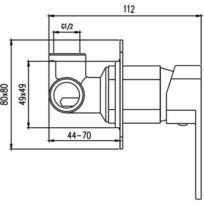 Elegant Shower Mixer (EGW1) 9093