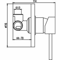 Ideal Shower Mixer (IDW1) 9803