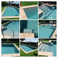 Pearl Grey Spanish Polyurethane Cord Glass Pool-Mosaic 75320
