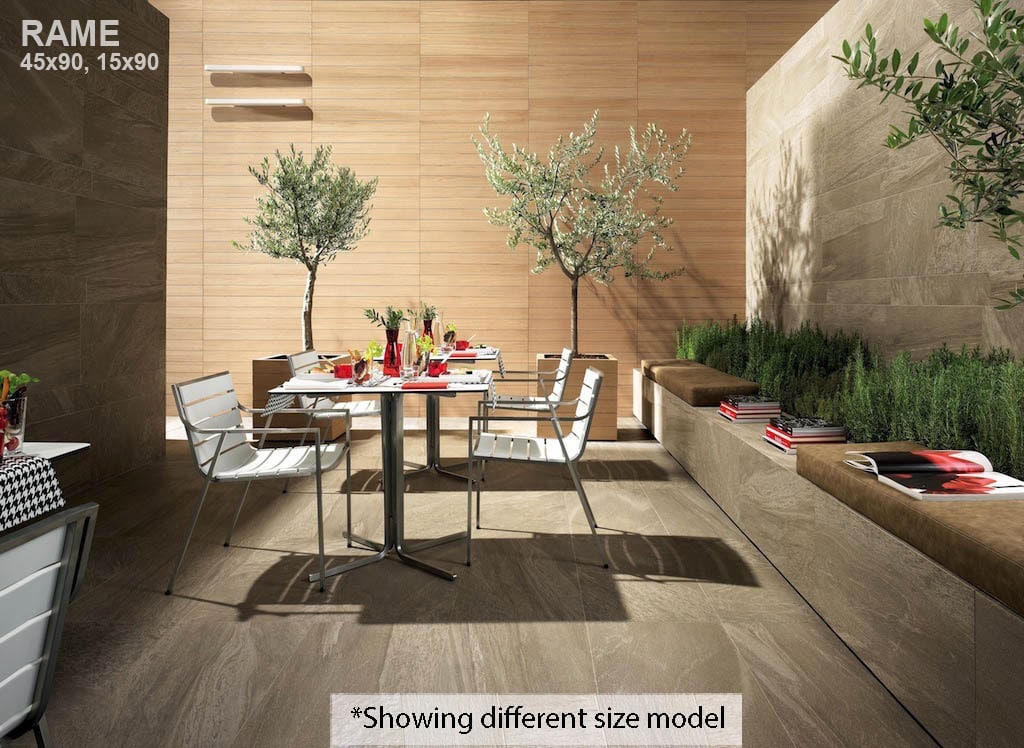 300x300mm Rame Natural Stone Look Italian Vitrified Porcelain Tile (#1703)