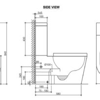 Alzano Rimless X Toilet Suite 9913