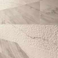 White Marble Look Italian Glazed Mix Finish Rectified Porcelain Tile 5268