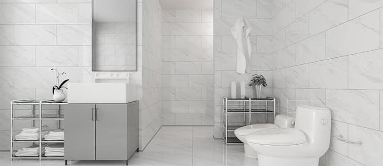 Bathroom Wall Tiles â€“ Use Polished Porcelain Tiles For Bathroom Wall Tiles