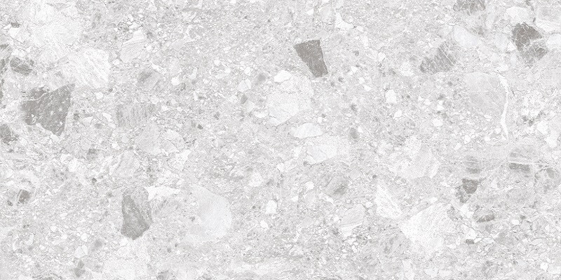 Breccia Light Grey Terrazzo Look In/Out Rectified Porcelain Tile 3685