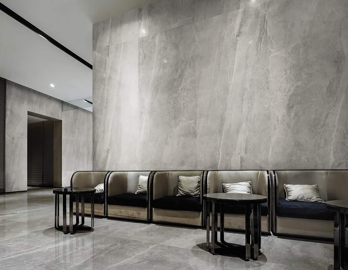 Cashmere Light Brown Italian Marble Look Polished Rectified Porcelain Wall & Floor Panel | Slab 3267
