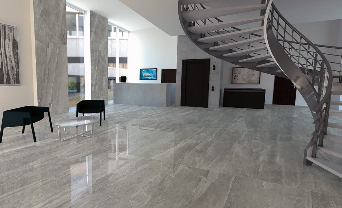Cashmere Light Brown Italian Marble Look Polished Rectified Porcelain Wall & Floor Panel | Slab 3267