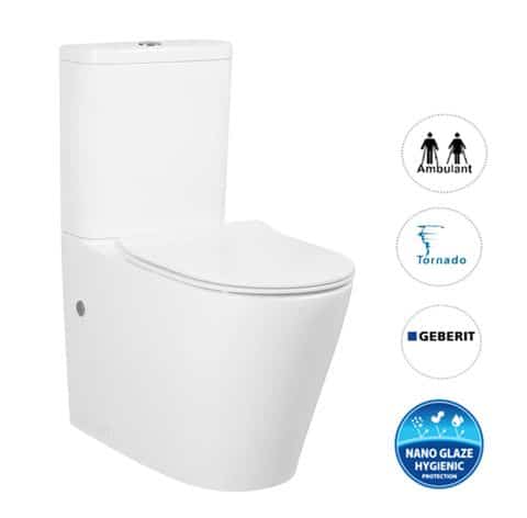 Feanza Tornado X Slim Seat Toilet Suite 9677