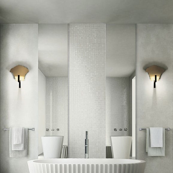 Versace Ceramics Greek Bianco Natural Finish Porcelain Tile 6507