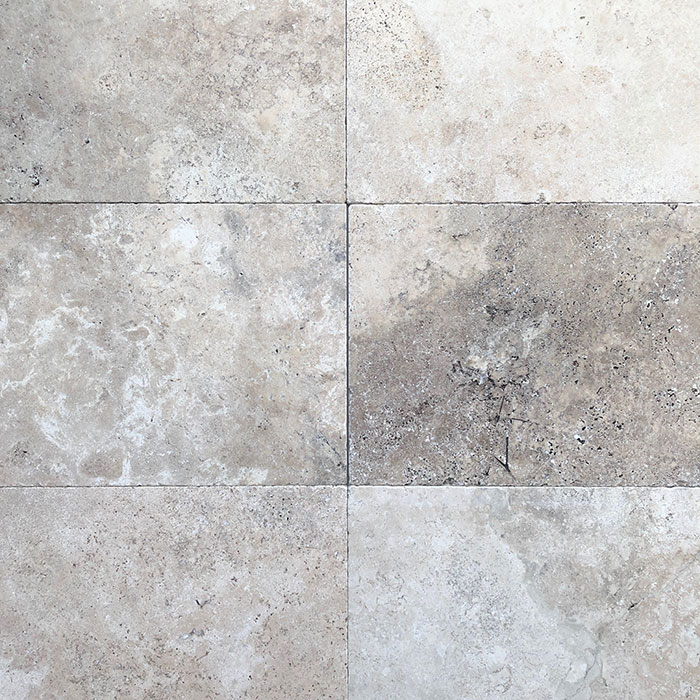 Jasper Grey Tumbled Travertine Tile 8717