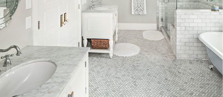 Mosaic Carrara Marble Tiles â€“ Timeless Beauty