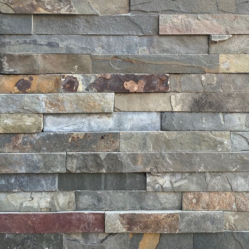 Multicolour Slate Interlock Stack Stone 8759